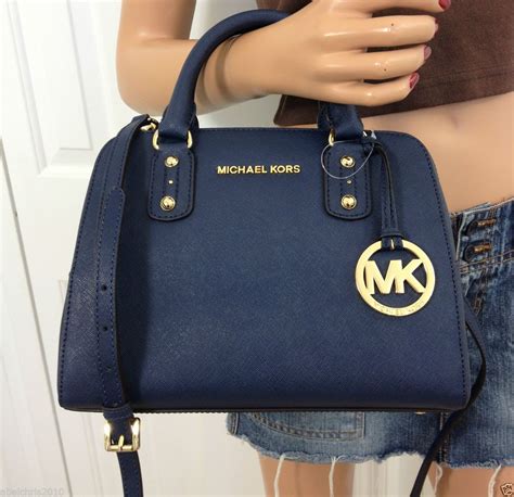 michael kors navy blue handbag|michael kors handbags baby blue.